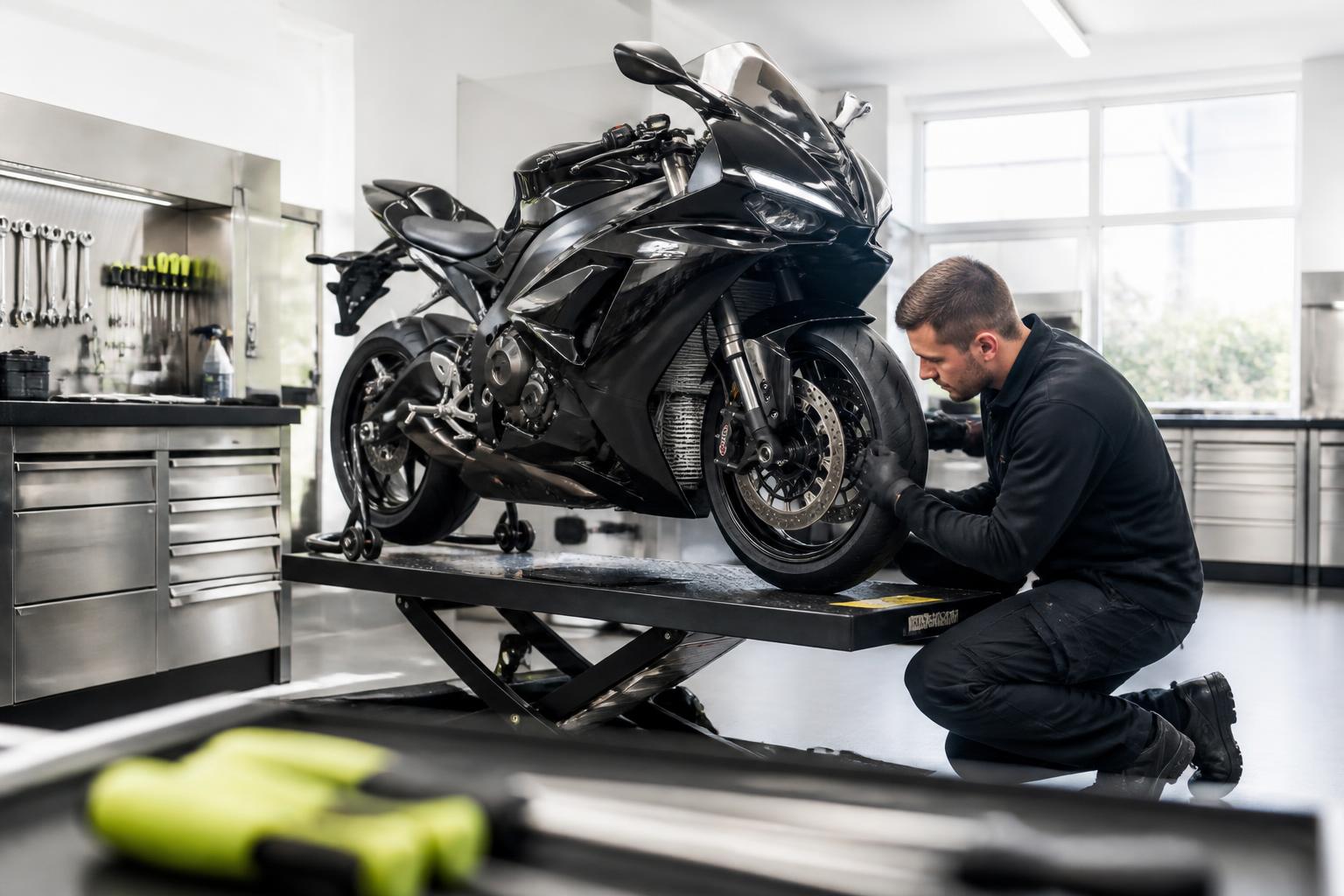 Professional motorcycle inspection